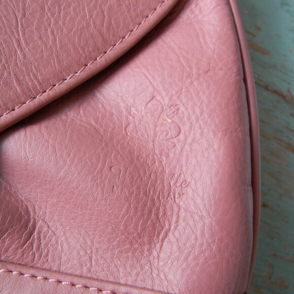 MADE IN ITALY PINK GENUINE LEATHER UNIQUE ARTISAN SMALL BACKPACK BAG MODERN main image 10